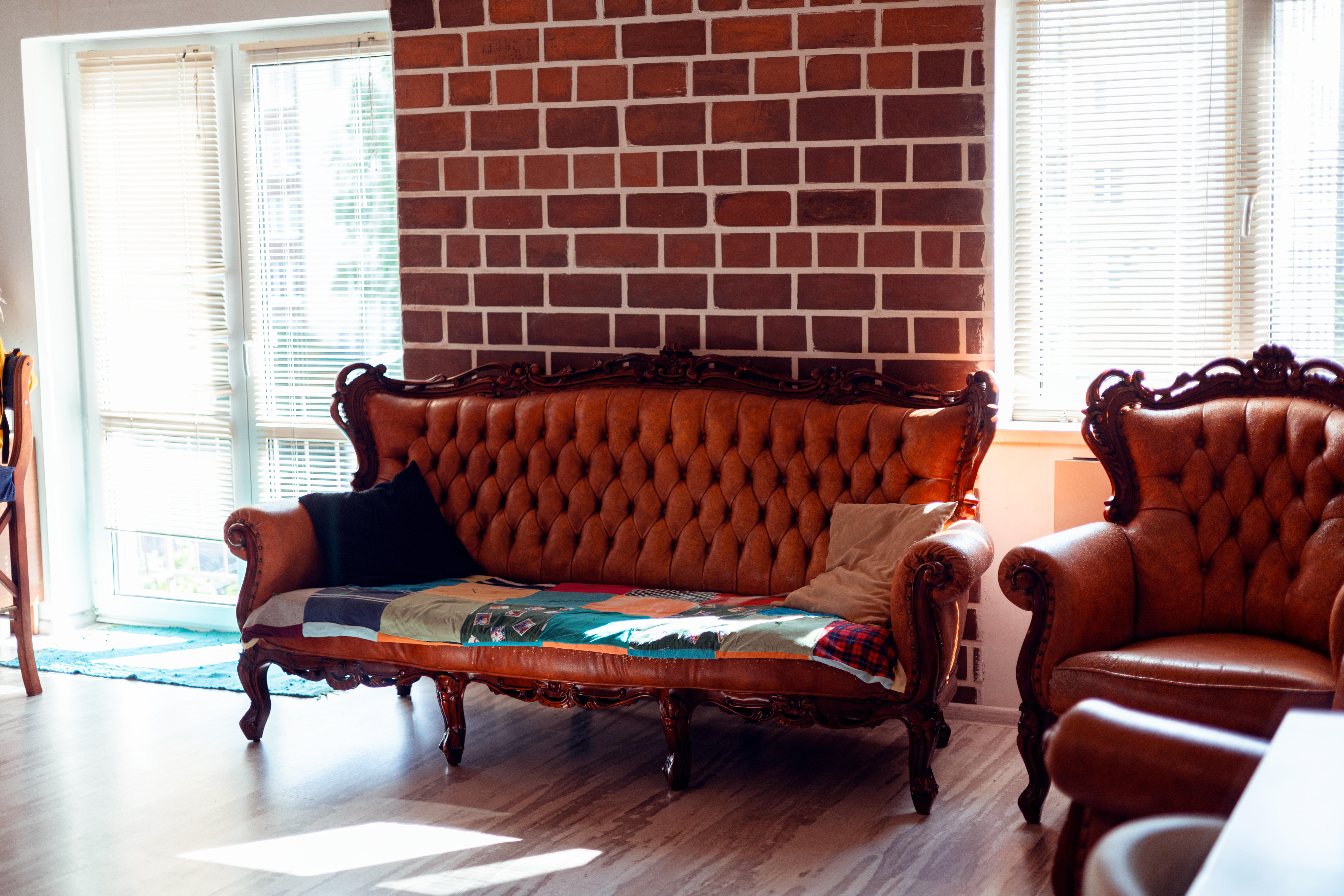 Loft stil deri koltuk - sıfır üretim